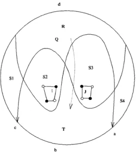 Figure  3-2:  The  case  where  strands  a  and  c  do  cross