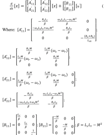 Fig. 2.  Proposed single-phase induction generator based one three-phase  SCIM.  