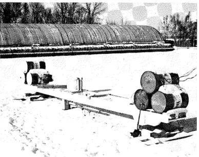 FIG.  I.  Loading frame at  test  site. 