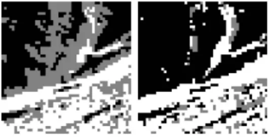 Fig. 10. The six endmembers extracted from ROI 2. Top row, left-to-right: