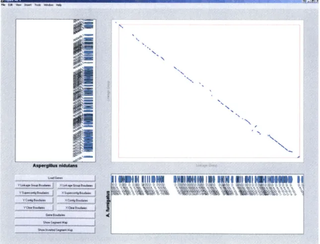 Figure 8:  A  magnified  section of the dot plot in Figure 7.