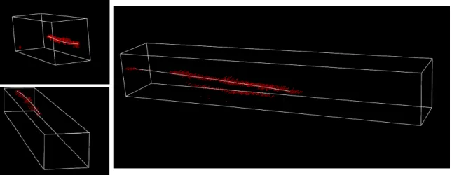 Fig. 4: Results: (left) two needles completely visible, (right) needle containing an occluded region