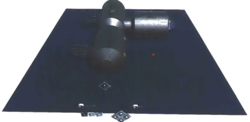 Figure  2-5:  Simulation  environment  within  Unity.  The  inspector  is  shown  in  red.