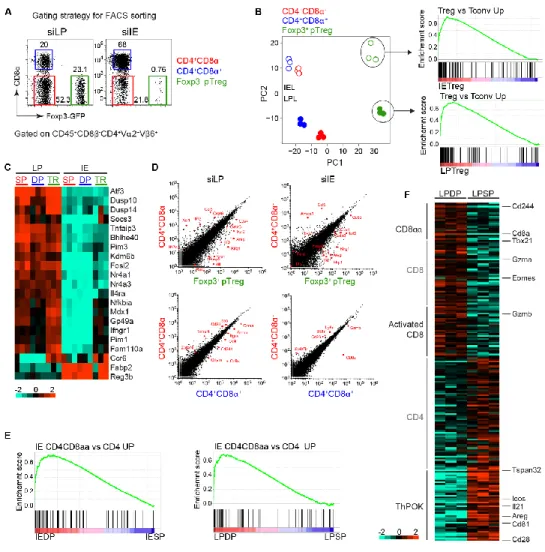 Figure 2.13 Gene expression analysis of pTreg and CD4 IEL  TN cells. 