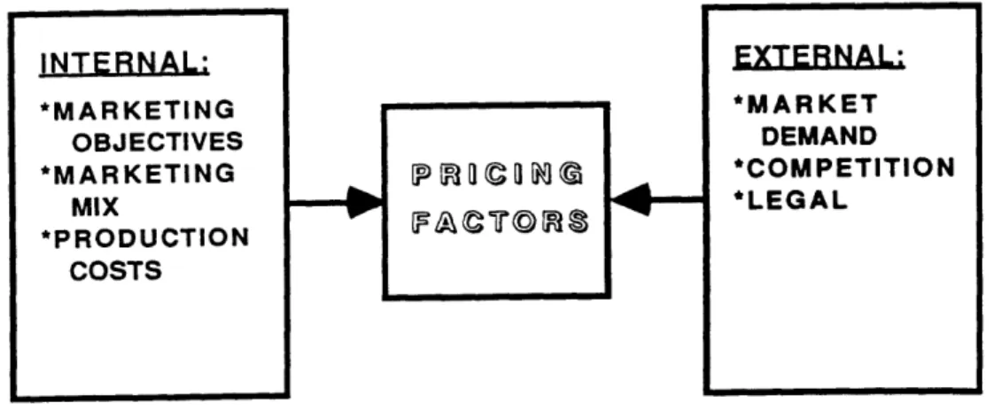Figure  3.2:  Factors Affecting Price  Decisions
