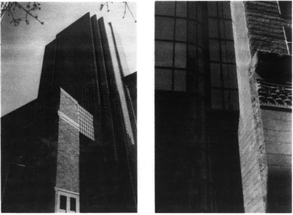 Figure  5:  Exchange  Place,  view  from  State  street  and  detail.
