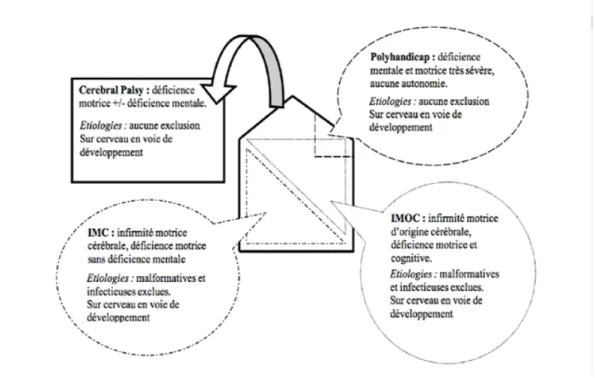 Illustration 3 : Place du polyhandicap parmi les handicaps neurologiques. 