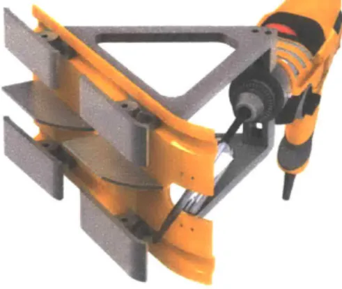 Figure  1-1.  First  iteration of Rhino  attachment  with a  single-sided  device.