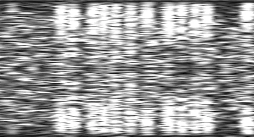 Figure 1: Raw spectrogram of 0.2 seconds of MER signal inside the STN after normalization.