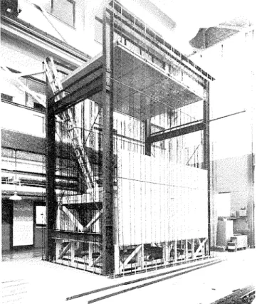 Figure  2 shows tlze  first row of  wall  panels in position. There is  a  space  about  10 in