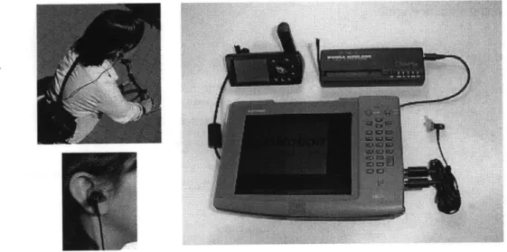 Figure 4.1:  Hardware  components of the  comMotion system