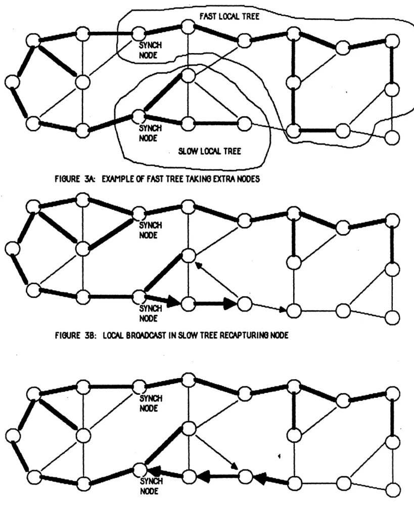 FIGURE  3B:  LOCAL  BROADCAST  IN  SLOW  TREE RECAPTURING  NODE