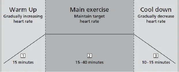 Figure 7 : Déroulement de la séance d’entrainement physique 
