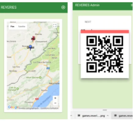 Fig. 2. Use of GPS and phone camera