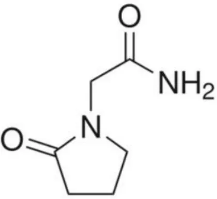 Figure 3 : Exemple de neuro-protecteur le piracétam 