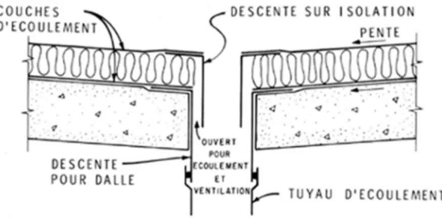 Figure 2. Toiture a double descente