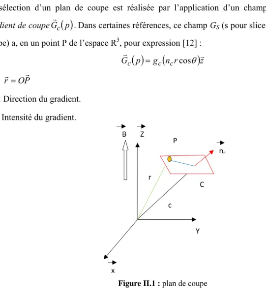 Figure II.1 : plan de coupe 