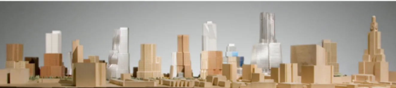 Graphic 5.5: Model of Atlantic Yards. (Source: www.atlanticyards.com) 