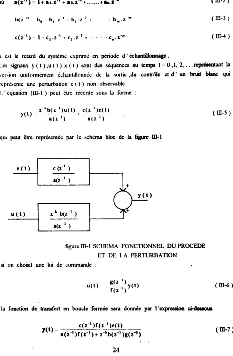 figure m-I SCI-IEMA FONCTIONNEL DU PROCEDE