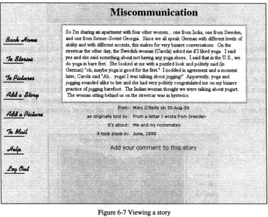 Figure 6-7  Viewing  a story