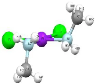 Figure 1 : cis-Pt (MeNH 2 ) I2