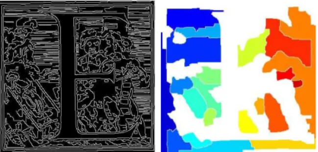 Figure 4. Edge Image and Final Segmentation. 