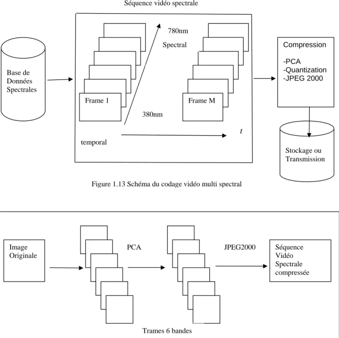 Figure 1.14 Codeur par cobinaison des méthodes PCA et JPEG2000 