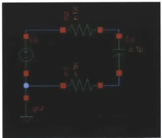 Figure  2.1.  An example  of a linear circuit from  Spectre  [9].