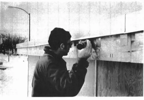 Figure 2. Observation Openings into Joist Spaces.