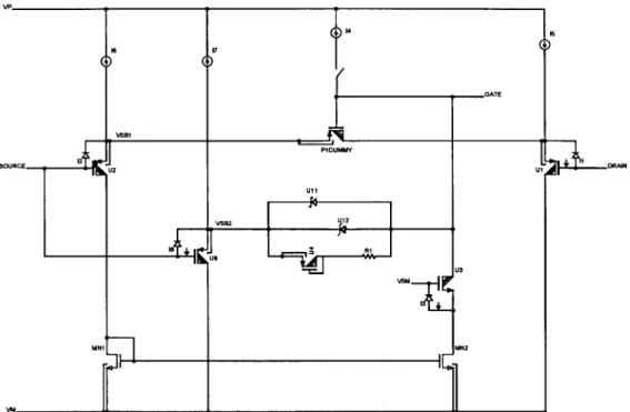 Figure  3-5:  Simplified  VGS  generator  for  drain  coupled  switch  topology