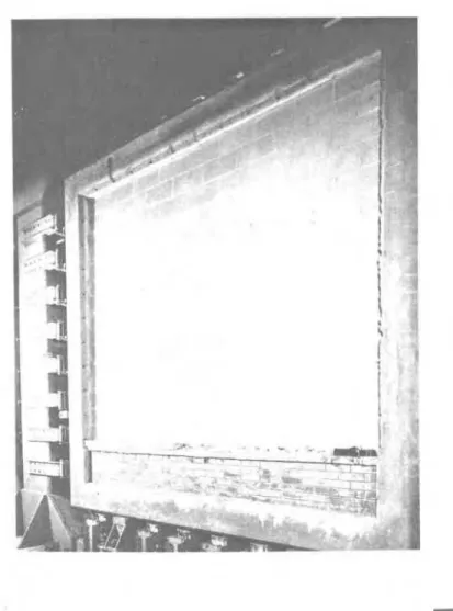 Figure  31.  Exposed  surface  of  wall  No.  22*  after  fire  test,  prior to hose  stream test