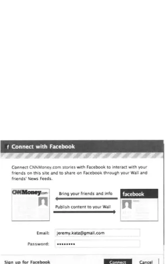 Figure  A-1:  Using  Facebook  Connect  on  CNN.com,  24  November  2009