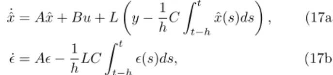 Table 1. Upper and lower bound for the delay for the system (14) and a given decay-rate EV stands for eigenvalue analysis and h min is the lower bound of the interval for asymptotic stability while h max is the upper one