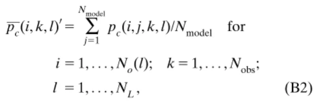 Figure 8 displays time scale–average p values. For each of the selected L-year time scales of interest, we simply average the N o (l) individual values of p c (i, k, l) 0 over the index i: