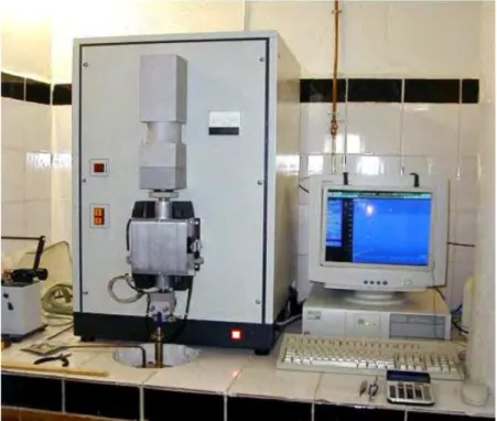 Fig.  IV-2 :  Le  dilatomètre  utilisé  ADAMEL  LHOMERGY  de  type  DT1000 connecté à un microordinateur.