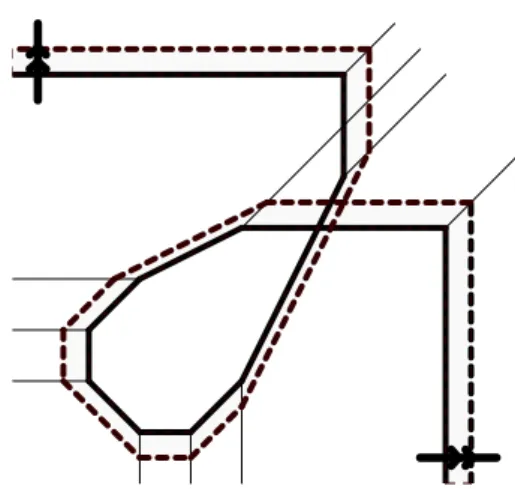 Figure 5.5 – Image of a quartic curve during the deformation.