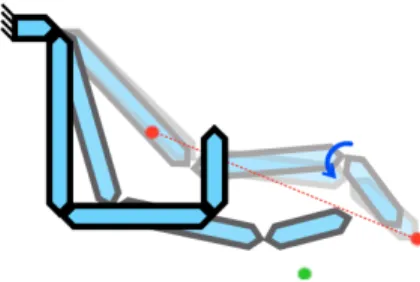 Fig. 7. The 3R robot motion sequence.