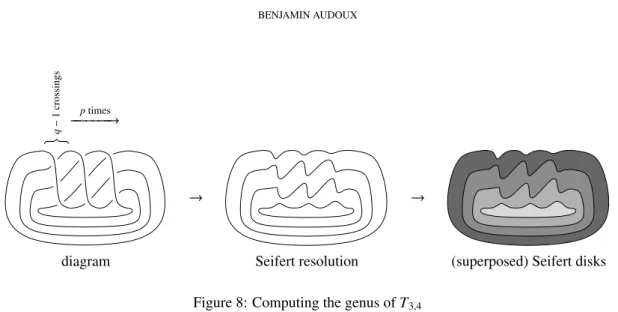 diagram Seifert resolution (superposed) Seifert disks