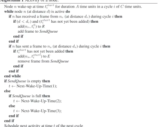 Figure 4 shows respectively the delivery ratio (left) and the end-to-end delay (right) as a function of the size of E, with |R| = 2|E|
