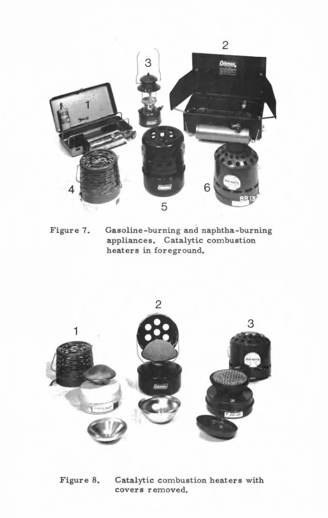 Figure 8. Catalytic combustion heaters with cover s removed.