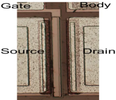 Figure 4: Static measurement at room temperature for SiC  MESFET MR, with body and source electrodes grounded