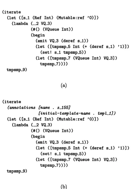 Figure  3-2:  The original  intermediate  representation  for a  simple  box  is  shown in  (a);