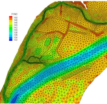 Fig. 6 presents the final plane mesh used for the 3D  calculations.  The  total  length  of  the  model  is  6 km  long