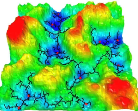 Fig. 3. Path computed by the Multi-T-RRT on the Stones problem, going through all ten waypoints