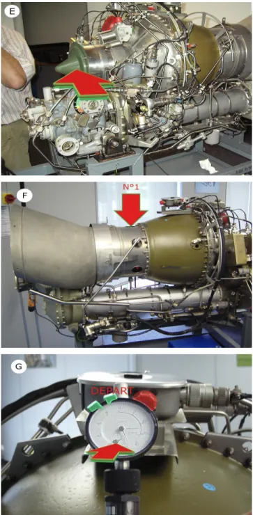 Figure 8. Example of collaboration  A: "Take this stator and put it on the red support" 
