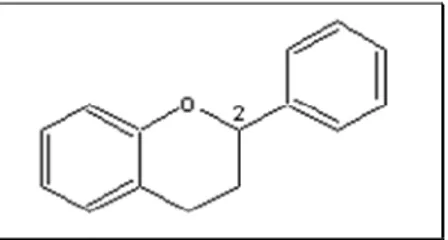 Figure I .4 : Squelette de base des flavones (R = H) et flavonols (R = OH)   