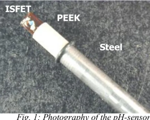 Fig. 1: Photography of the pH-sensor 
