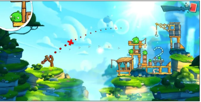 Figure 2 - Capture écran du jeu Angry Birds 