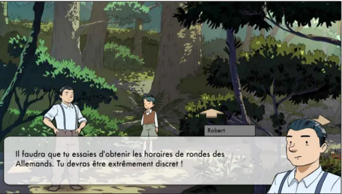 Figure 10 - Mission confiée à Ernest par son père 