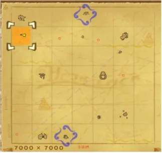 Figure 16 - « Carte du monde dans The Legend of Zelda : The Wind Waker »